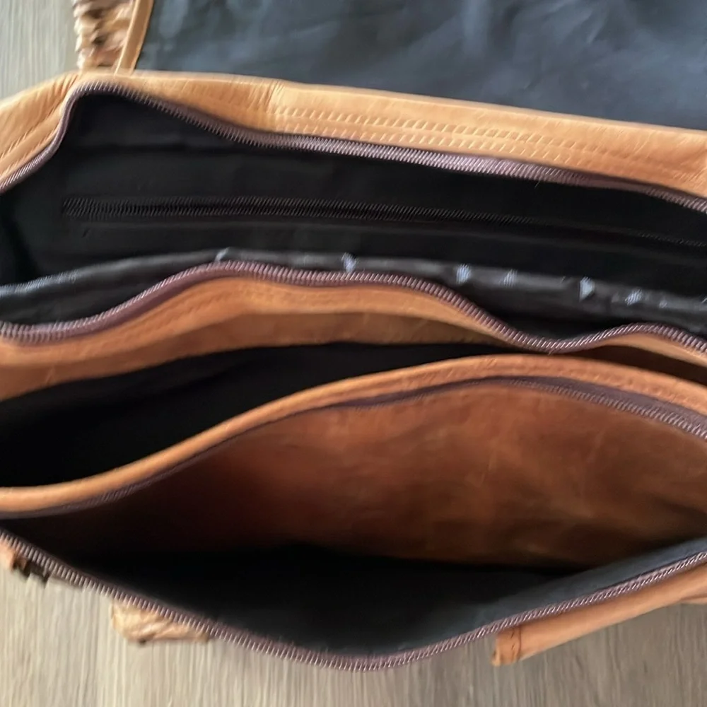 Genuine leather briefcase